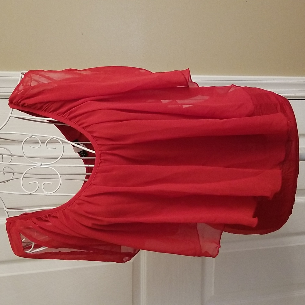 Venus red top. Size small